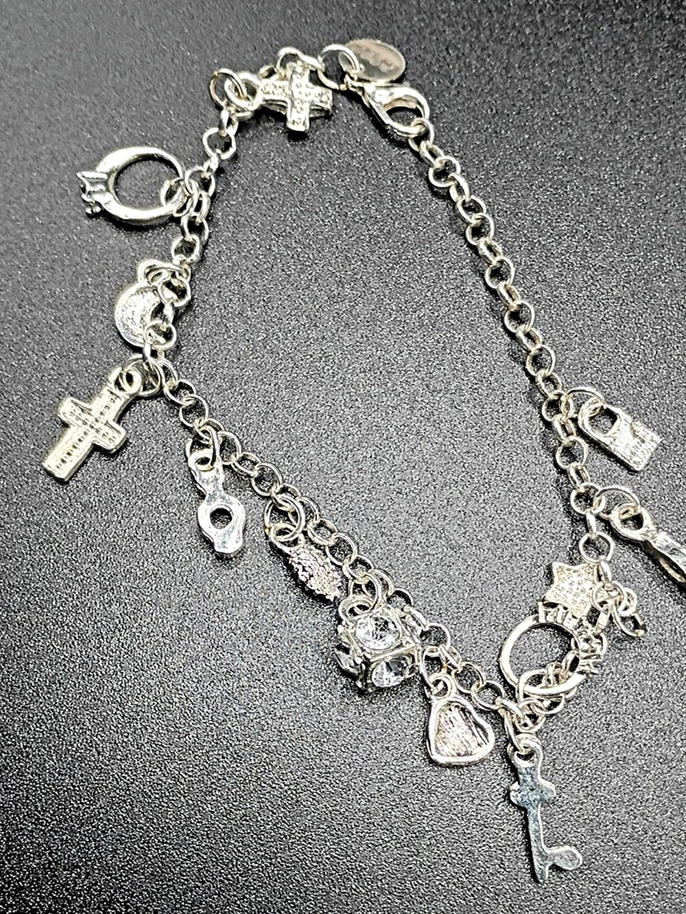 Charm Bracelet Silver Like New